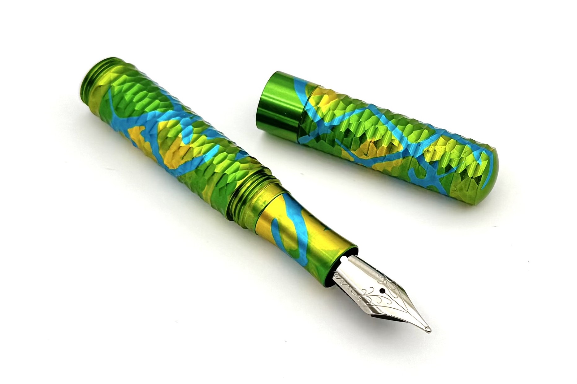 SchonDSGNAnodizedAluminumConfettiFunkFacetedPocketSixFP_A